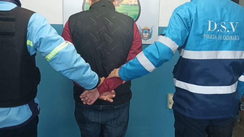 Hombre requerido por la Justicia de Salta fue aprehendido en Valle Viejo