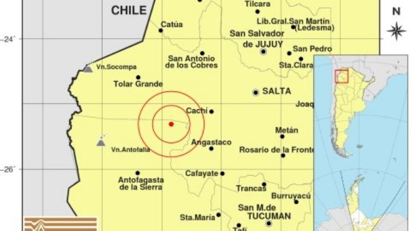 Sismo en la Puna