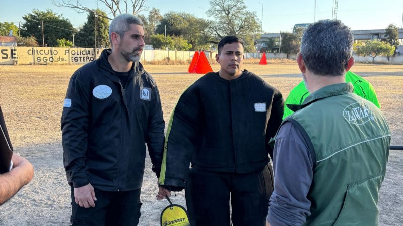 Un policía catamarqueño participó en el Campeonato Nacional de Perros de Seguridad