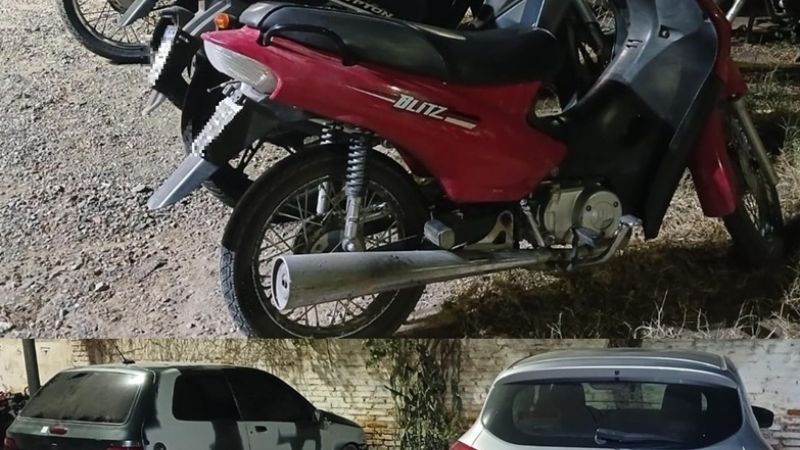 Secuestraron distintos rodados