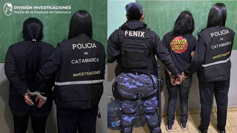 Detuvieron a dos violentas ladronas