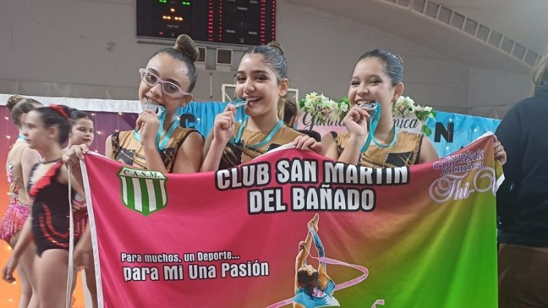 19 podios en el Nacional de Clubes de Gimnasia Rítmica