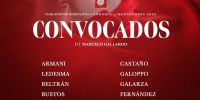 LOS CONVOCADOS por Gallardo, que viajaron a Asunción del Paraguay, con el plantel de River.