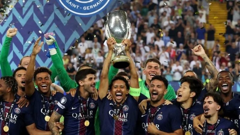 PSG es el campeón de la Supercopa de Europa