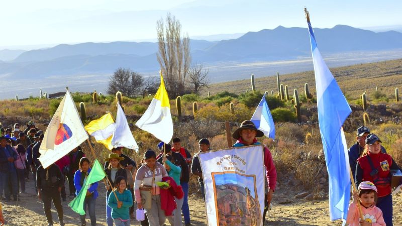 San Roque reúne fe y tradición en los Valles Calchaquíes