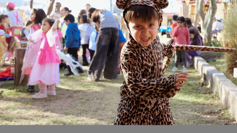 Los niños festejaron creando, cantando y jugando en los atractivos turísticos de la ciudad