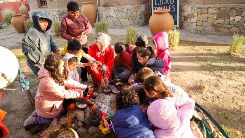 Los niños festejaron creando, cantando y jugando en los atractivos turísticos de la ciudad