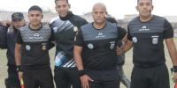 LOS ÁRBITROS DE LA FINAL, encabezados por Martín barrionuevo.