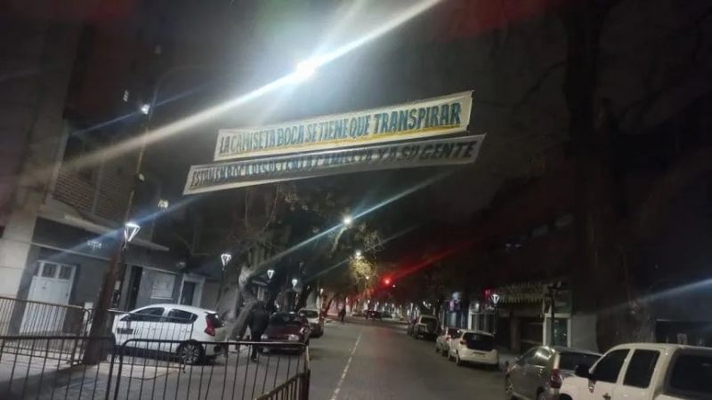 Pasacalle de los hinchas de Boca a los jugadores