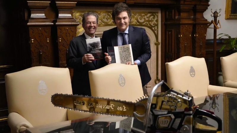 Milei defendió la motosierra, apuntó contra el peronismo y prometió el fin de la inflación