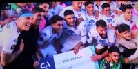 LOS JUGADORES de Tigre con el pasaje a ps 4tos., donde enfrentarán a Independiente Rvadavia de Mendoza.