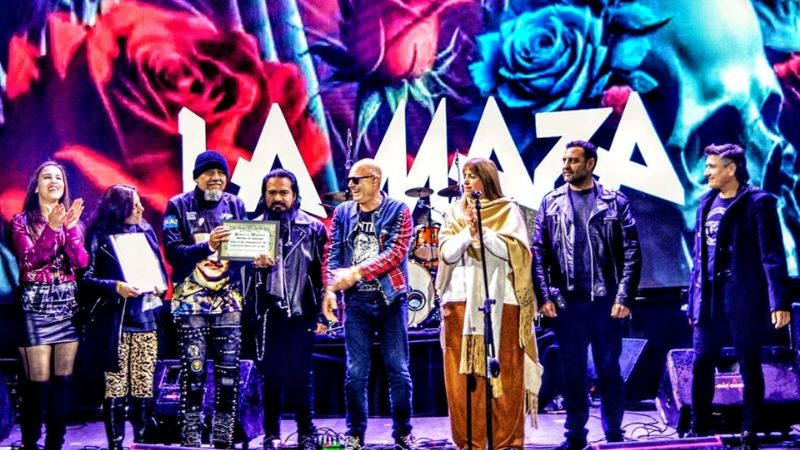 "Zamba de los Mineros” versión Rock en vivo