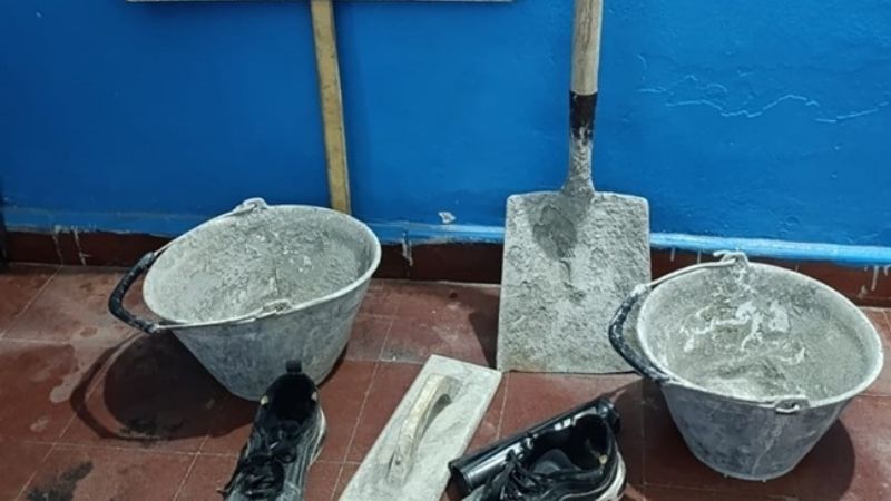 Sorprendió a los delincuentes dentro de su casa