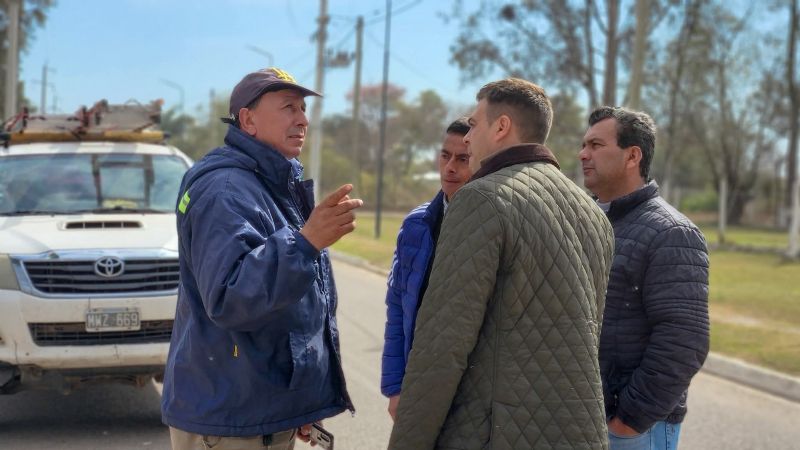 Los Altos avanza con obras de iluminación en Puerta Grande