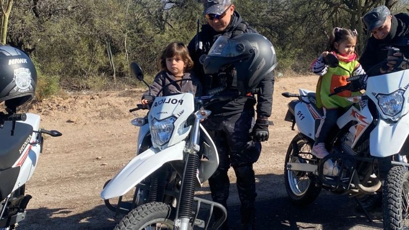 Policías participaron de los festejos por el aniversario de Nueva Coneta