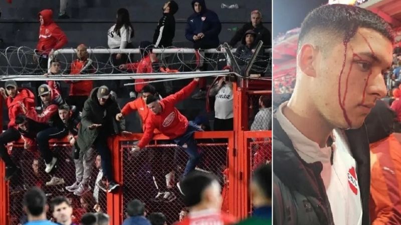 Suspendieron Independiente-U. de Chile por graves incidentes