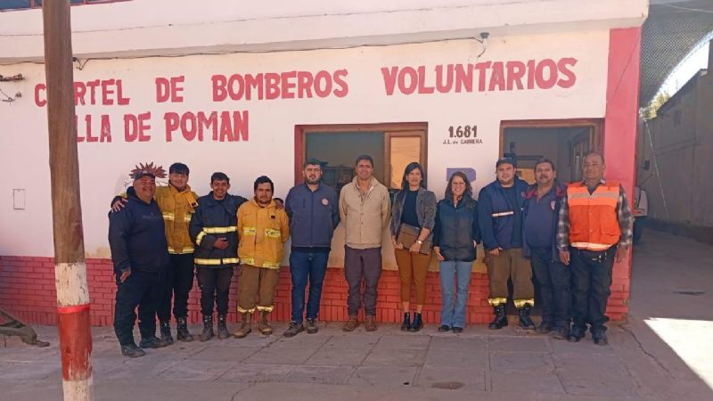 "Es necesario que Catamarca tenga más cuarteles de bomberos"