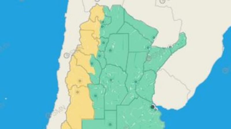 Catamarca entre las provincias en alerta por viento zonda con ráfagas de más 100km/h