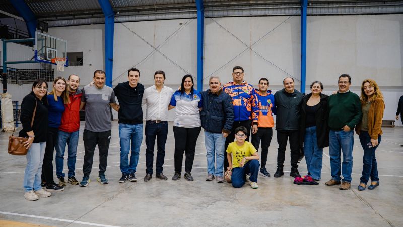 Las obras en el Deportivo Juventud en su etapa final