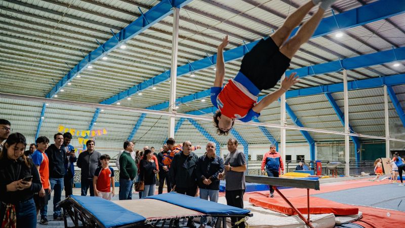 Las obras en el Deportivo Juventud en su etapa final