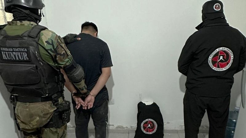 En un allanamiento secuestran marihuana y detienen a un joven de 22 años