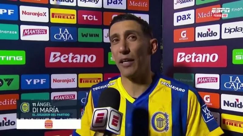Di María, tras otro sueño: campeón con Central