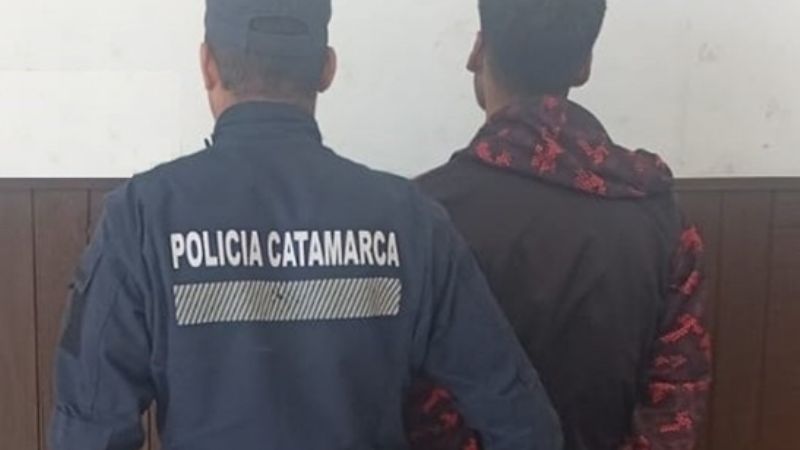 Hijo violento terminó tras las rejas
