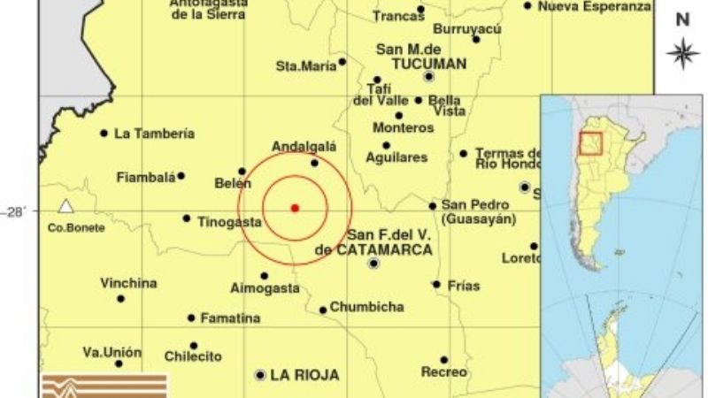 Otro sismo en un domingo "movido"