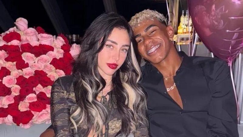 Lamine Yamal “blanqueó” con Nicki Nicole
