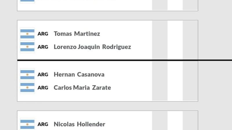 Manu La Serna ganó en su debut en Trelew