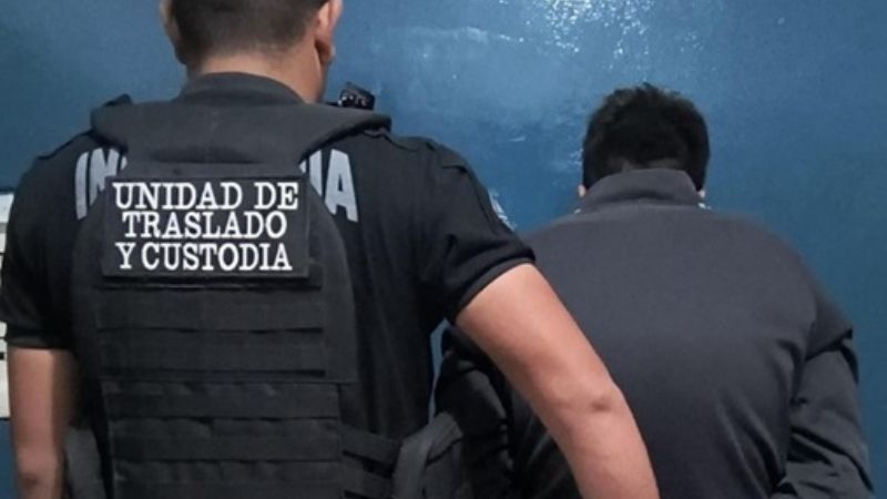 Trasladaron a un joven detenido al Servicio Penitenciario