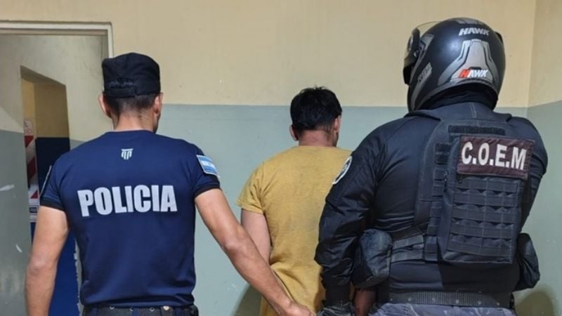 Aprehendieron a un joven violento