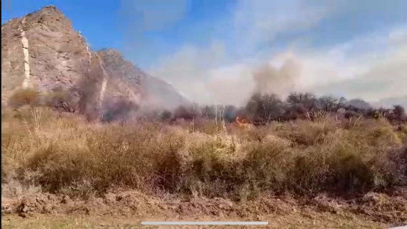 Incendio en Tinogasta afecta el servicio eléctrico en varias localidades