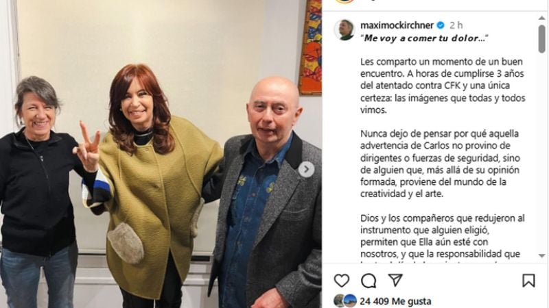 La foto inédita de Cristina Kirchner junto al Indio Solari