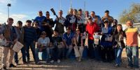 LA FAMILIA del tiro que se dio cita el último domingo, en Nueva Coneta, sede del Club Deportivo Catamarca.