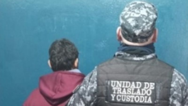 Ladrón fue trasladado al Servicio Penitenciario