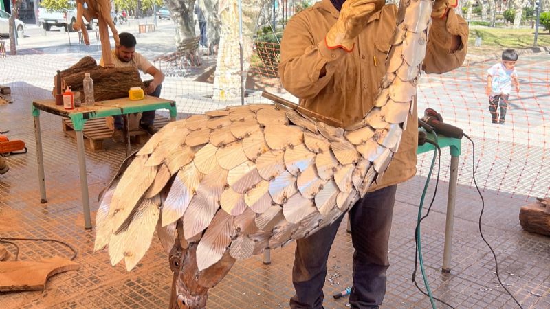 Andalgalá se prepara para el 4º Encuentro Nacional de Escultores 2025