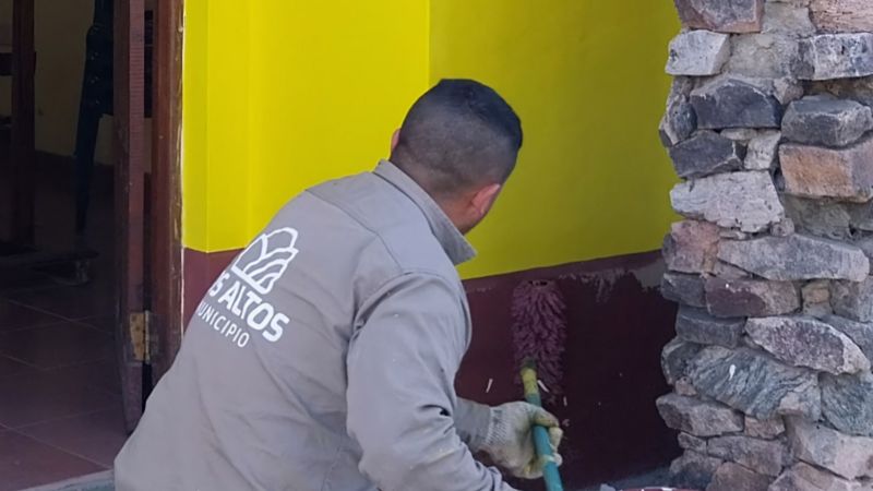 Avanzan los trabajos en la Capilla San Cayetano de Afpala de cara a las fiestas patronales