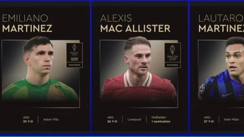 Alexis y Lautaro nominados al Balón de Oro 2025