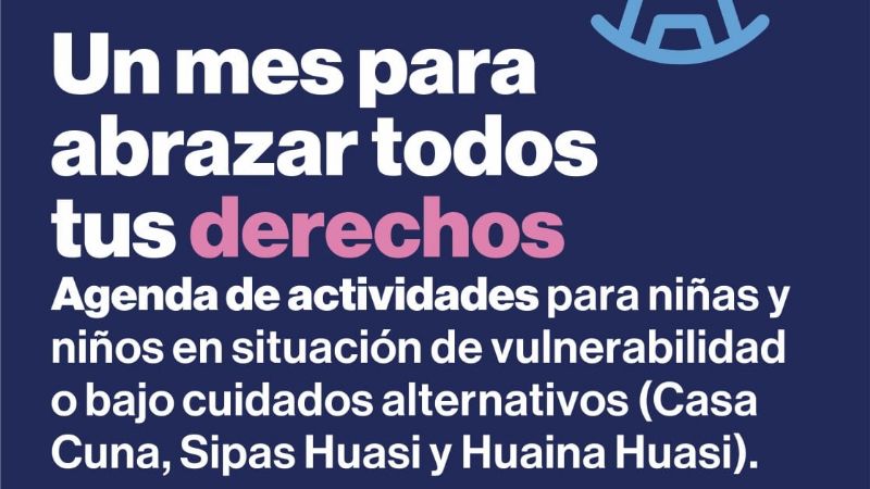 Lanzan la campaña "Abrazando la Infancia"