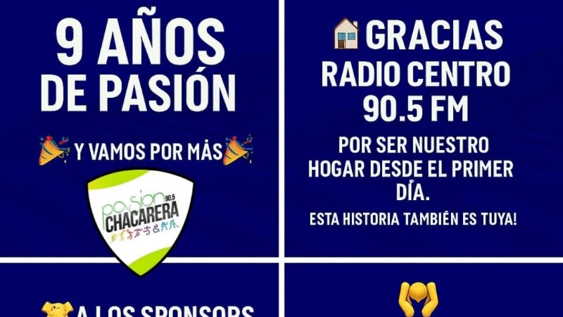 “Pasión Chacarera” celebra 9 años de difusión deportiva