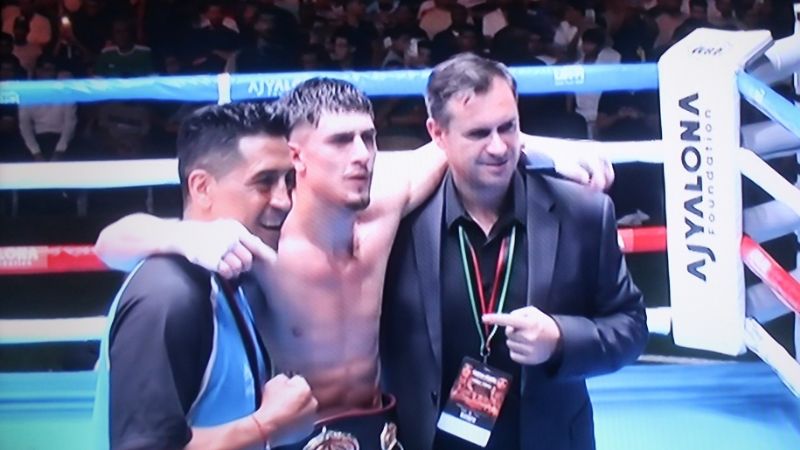 Josué Agüero campeón Gold Superpluma en Libia