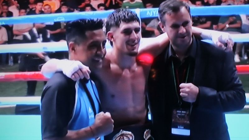 Josué Agüero campeón Gold Superpluma en Libia