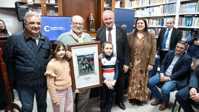 Se homenajeó al criador y fundador del Club Hípico, Emilio Miranda