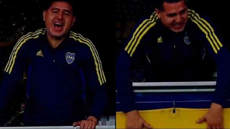 Riquelme festejó el empate en “La Bombonera”