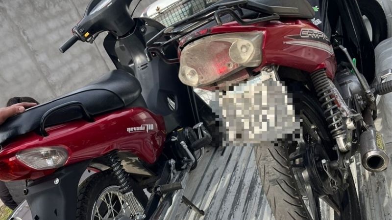 Motociclistas se quedaron a pie tras realizar maniobras peligrosas