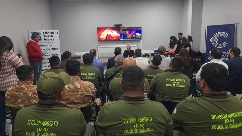 Personal policial se capacitó sobre ADN forense en casos de abigeato