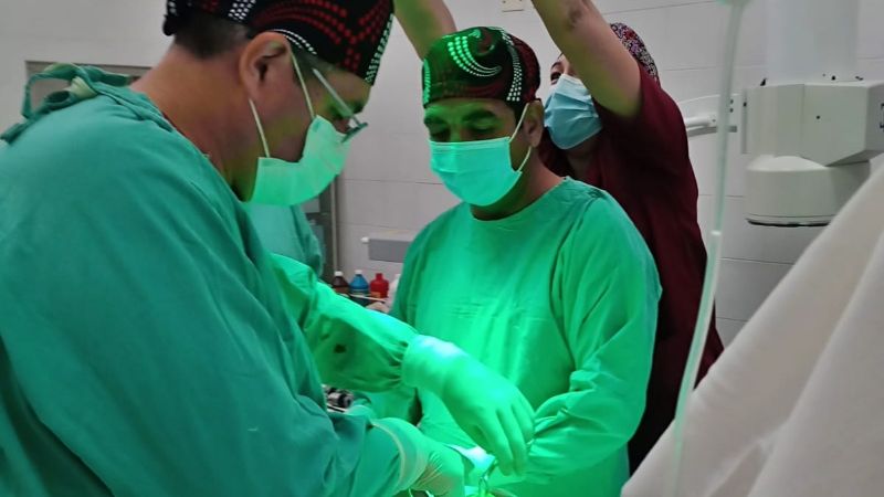 Se realizó la Primera cirugía laparoscópica en Belén