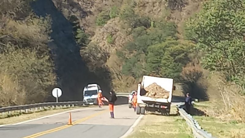 Vialidad Nacional lleva a cabo trabajos de mantenimiento en RN 38 y RN 60