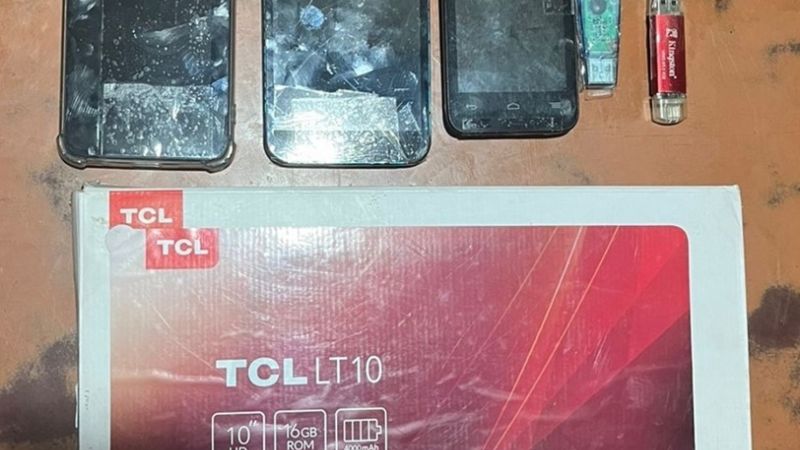 Secuestran elementos tecnológicos en Santa María